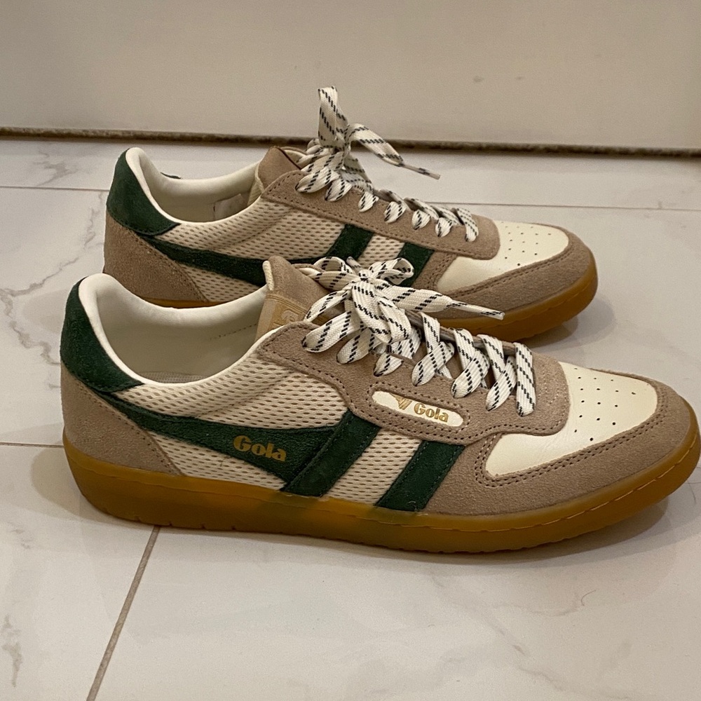 Gola Women's Viper Green and Cream Sneakers - Picture 4 of 4
